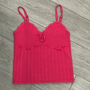 Aritzia Wilfred sweetheart knit tank top